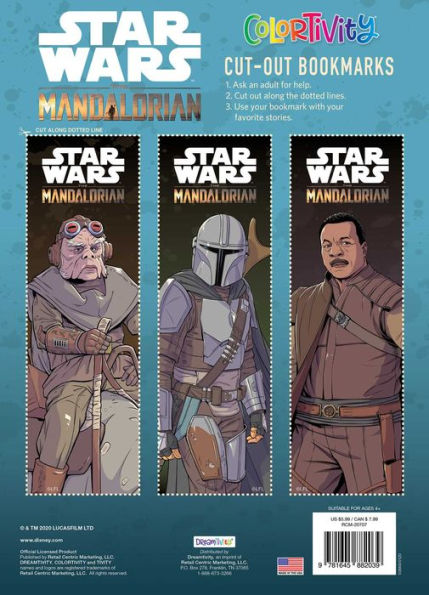 Star Wars The Mandalorian: Grogu: Colortivity with Stickers