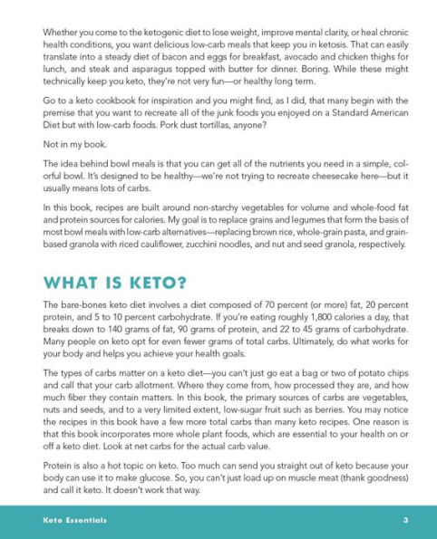 Keto Bowls: Simple and Delicious Low-Carb, High-Fat Recipes for Your Ketogenic Lifestyle