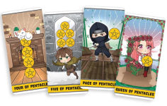 Alternative view 4 of Chibi Tarot: A 78-Card Deck and Guidebook of Fun and Kawaii Chibi Characters