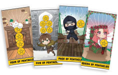 Alternative view 8 of Chibi Tarot: A 78-Card Deck and Guidebook of Fun and Kawaii Chibi Characters