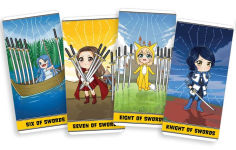 Alternative view 9 of Chibi Tarot: A 78-Card Deck and Guidebook of Fun and Kawaii Chibi Characters