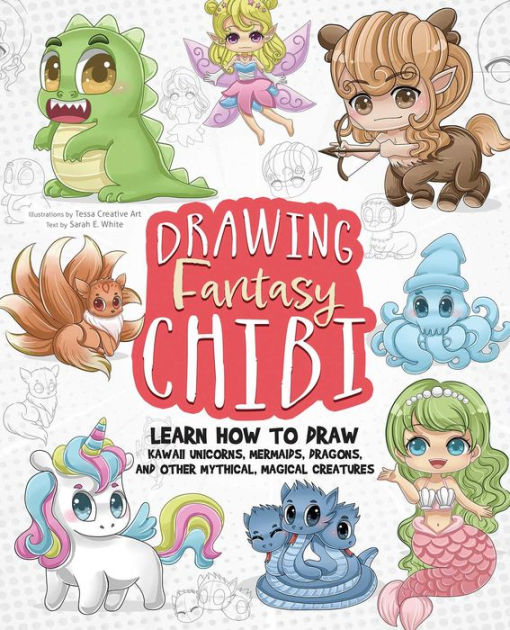 How To Draw People for Kids 9-12: Step by Step Doodling Book Teach You  Sketching 30 Cute Kawaii People In 6 Simple Steps