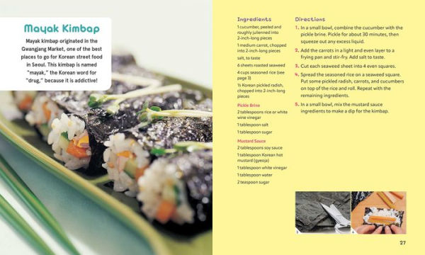 The Kimbap Cookbook: 50+ Delicious and Beginner-Friendly Recipes for Rolls, Rice Balls, and More Convenience Store-Style Snacks