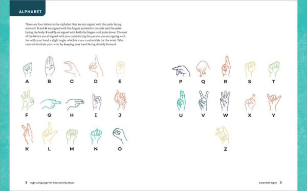 Sign Language for Kids Activity Book: 50 Fun Games and Activities to Start Signing