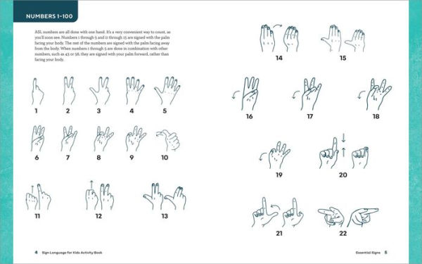 Sign Language for Kids Activity Book: 50 Fun Games and Activities to Start Signing