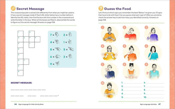 Sign Language for Kids Activity Book: 50 Fun Games and Activities to Start Signing