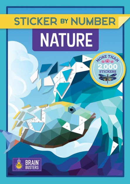 Sticker by Number Nature by Parragon, Sticker Book | Barnes & Noble®