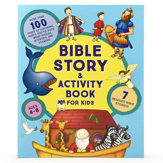 Bible Sketch Book: Fun Activity Workbook For Kids Ages 4-8 For