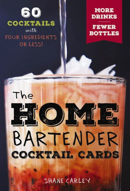 Essential Cocktails for Bartenders Poster (25 Classic Mixed Drinks