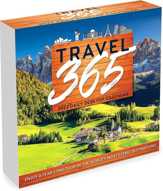 2022 365 Travel Daily Desktop Calendar by TF Publishing Barnes & Noble®