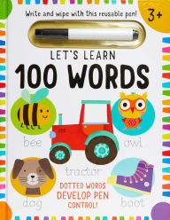 Title: Let's Learn: First 100 Words (Write and Wipe), Author: Insight Editions