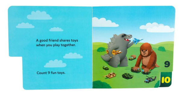 Godzilla vs. Kong: Sometimes Friends Fight: (But They Always Make Up) (Friendship Books for Kids, Kindness Books, Counting Books, Pop Culture Board Books, PlayPop)