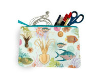 Alternative view 2 of Art of Nature: Under the Sea Accessory Pouch: (Nature Stationery, Pencil Pouch)