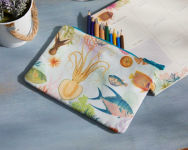 Alternative view 3 of Art of Nature: Under the Sea Accessory Pouch: (Nature Stationery, Pencil Pouch)