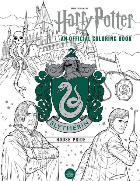 Harry Potter: Slytherin House Pride: The Official Coloring Book: (Gifts Books for Harry Potter Fans, Adult Coloring Books)