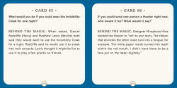 Alternative view 10 of Harry Potter: Conversation Cards: 125 Magical Musings