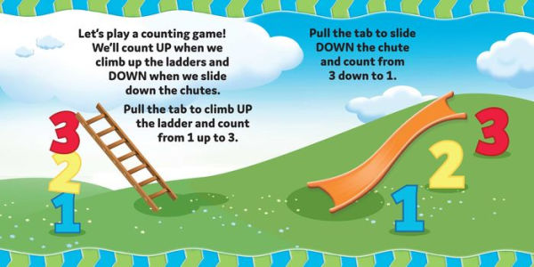 Chutes and Ladders: Counting Up and Down: (Hasbro Board Game Books, Preschool Math, Numbers, Pull-the-Tab Book)