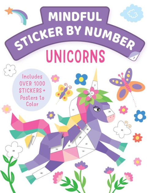 Cute Unicorns Easy Colouring Book for Kids - Captain Colouring Book