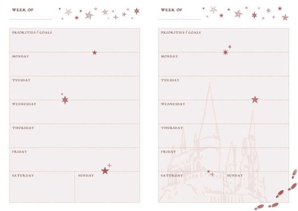 Harry Potter: Welcome To Hogwarts Traveler's Notebook Set: (Refillable Notebook)