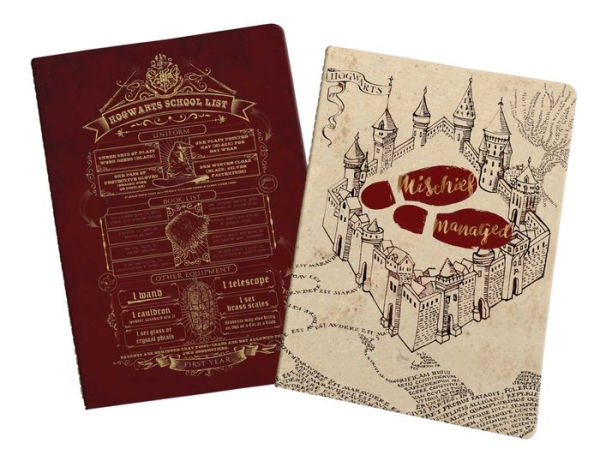 Harry Potter: Welcome To Hogwarts Traveler's Notebook Set: (Refillable Notebook)