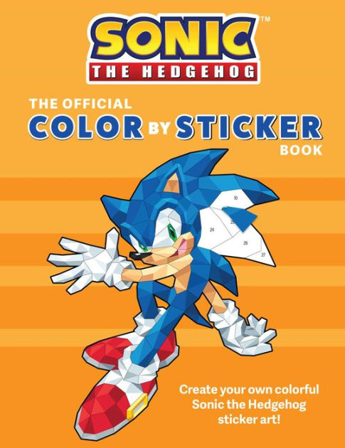 Sonic the Hedgehog: The Official Color by Sticker Book (Sonic Activity Book)  by Insight Editions, Paperback