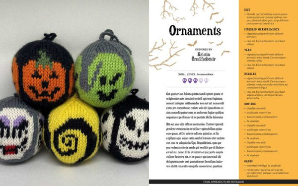 Disney Tim Burton's The Nightmare Before Christmas: The Official Knitting Guide to Halloween Town and Christmas Town