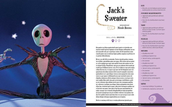 Disney Tim Burton's The Nightmare Before Christmas: The Official Knitting Guide to Halloween Town and Christmas Town