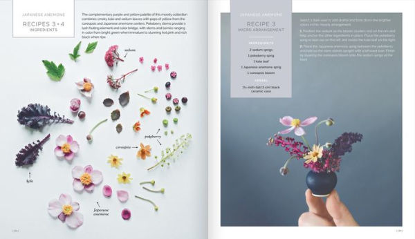 The Little Flower Recipe Book: 148 Tiny Arrangements for Every Season and Occasion