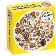 Title: The 100 Most Jewish Foods: 500-Piece Circular Puzzle
