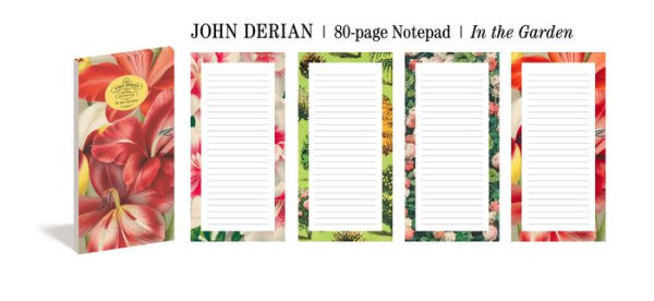 John Derian Paper Goods: In the Garden 80-Page Notepad