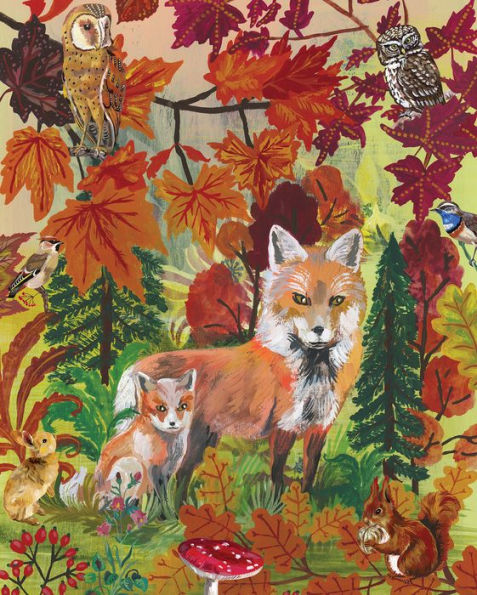 Nathalie Lete: Fall Foxes 1,000-Piece Puzzle