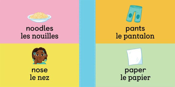 100 First Words for Toddlers: English-French Bilingual: A French Book for Kids