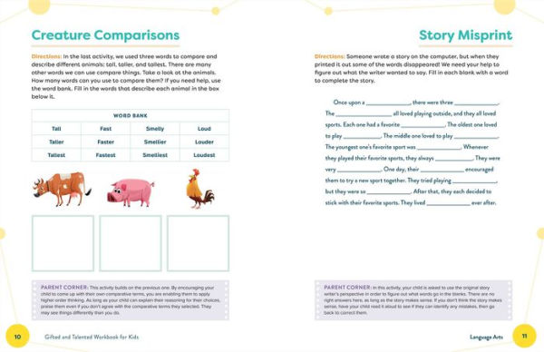 Gifted and Talented Workbook for Kids: 101 Engaging Activities to Nurture Budding Skills and Interests
