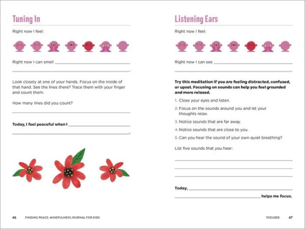 Finding Peace: Mindfulness Journal for Kids: Guided Prompts to Help Manage Big Feelings