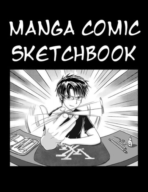 Manga Comic Sketchbook Large Sketchbook for creating your own Manga