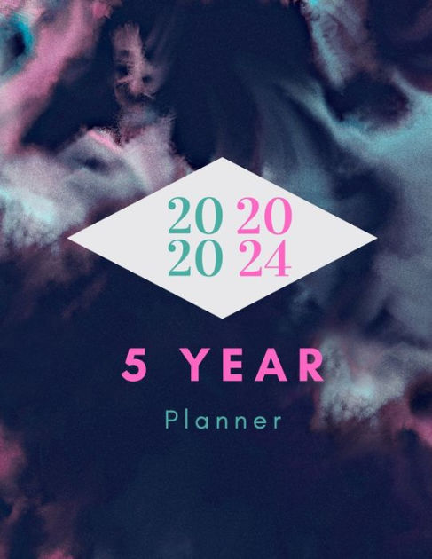 2020-2024 5 YEAR PLANNER: WITH BONUS YEAR 2025 by D Designs, Paperback | Barnes &amp; Noble®