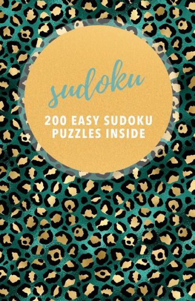 Standard Sudoku Green Art Deco Shells: 200 Easy 9x9 Sudoku Puzzles
