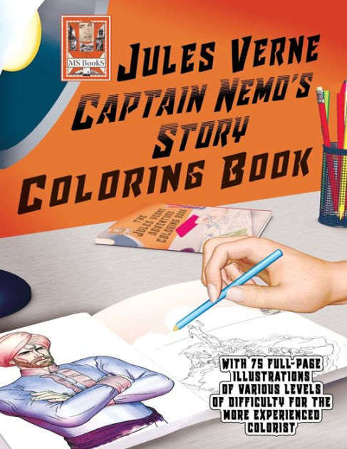 Jules Verne Captain Nemo's Story Coloring Book by Robert Schoolcraft,  Paperback