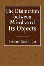 The Distinction Between Mind and Its Objects