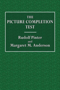 Title: The Picture Completion Test, Author: Rudolf Pintner
