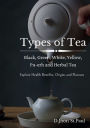 Types of Tea: Black, Green, Oolong, White, Pu-erh and Herbal Tea:Learn about different types of tea, their health benefits, origins and flavours
