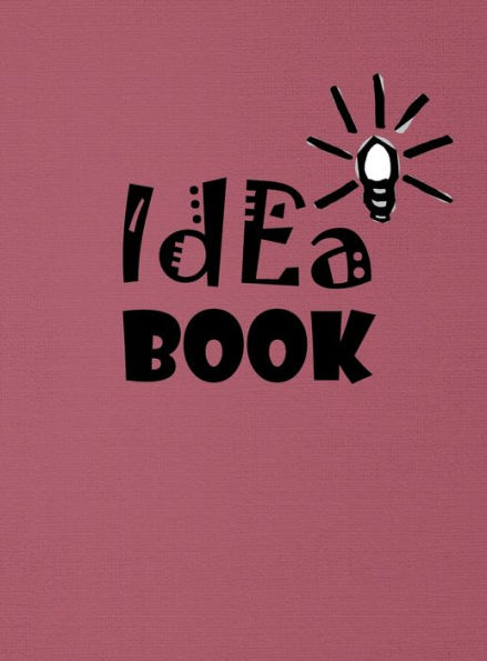 Pink Idea Book: 8.5 x 11 inches, lined paper, 110 pages ( pink notebook/journal/composition book)