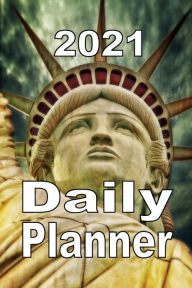 Title: Daily Planner - Statue of Liberty Face, Author: Tommy Bromley
