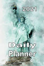 2021 Daily Planner Statue of Liberty Grunge