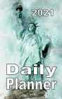 2021 Daily Planner Statue of Liberty Grunge