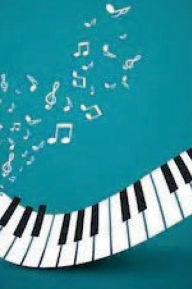Title: Blank Sheet Music Notebook Piano Blue: Composition Manuscript Staff Paper Musicians, Author: Harmony Chord