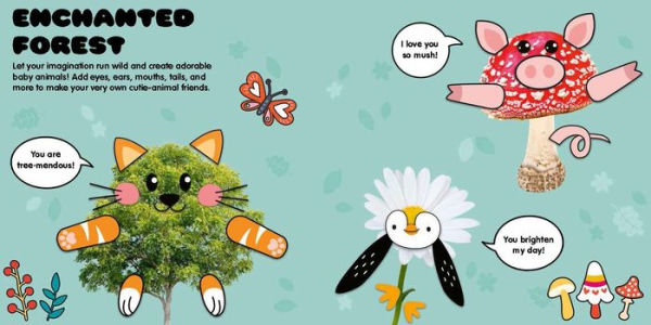 Create-a-Cutie Animal: Bring Everyday Objects to Life. More than 300 Stickers!