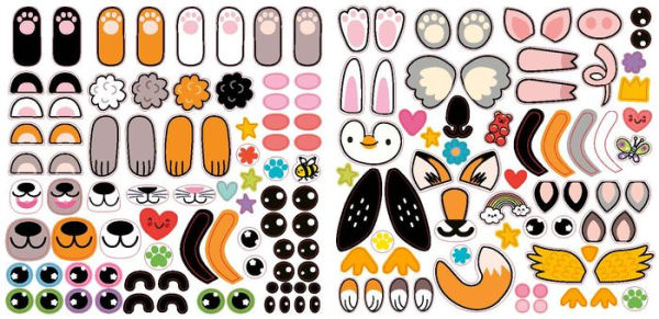 Create-a-Cutie Animal: Bring Everyday Objects to Life. More than 300 Stickers!