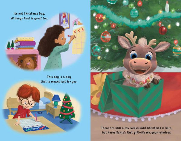 Reindeer in Here (Book & Plush): A Christmas Friend - 