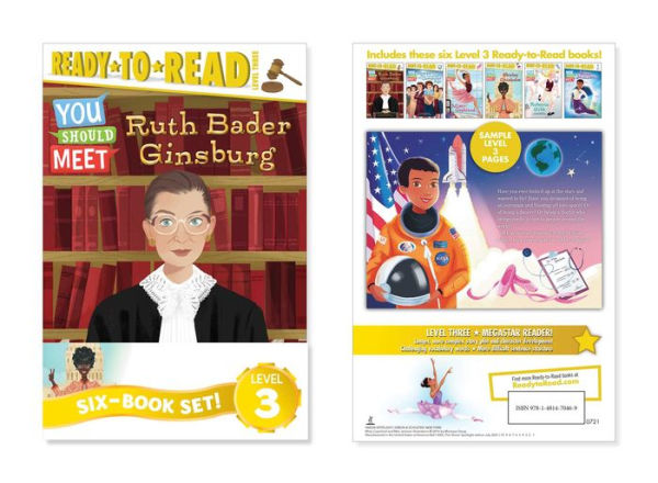 You Should Meet Ready-to-Read Value Pack 1: Ruth Bader Ginsburg; Women Who Launched the Computer Age; Misty Copeland; Shirley Chisholm; Roberta Gibb; Mae Jemison